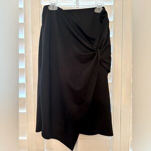 Black knee length pencil skirt